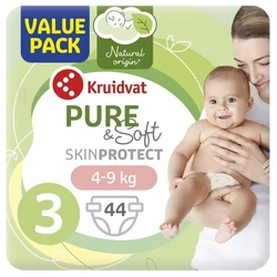 Kruidvat Pure&Soft Pants Maat 3 44 luiers Kruidvat Pure&Soft Pants Maat 3 44 luiers