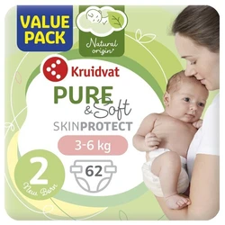 Kruidvat Pure&Soft Pants Maat 2 62 luiers Kruidvat Pure&Soft Pants Maat 2 62 luiers