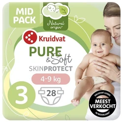 Kruidvat Pure&Soft Pants Maat 3 28 luiers Kruidvat Pure&Soft Pants Maat 3 28 luiers
