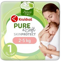 Kruidvat Pure&Soft Maat 1 186 luiers Kruidvat Pure&Soft Maat 1 186 luiers