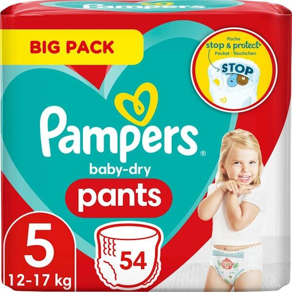 Pampers Baby Dry Pants Maat 5 - 54 Luierbroekjes Pampers Baby Dry Pants Maat 5 - 54 Luierbroekjes