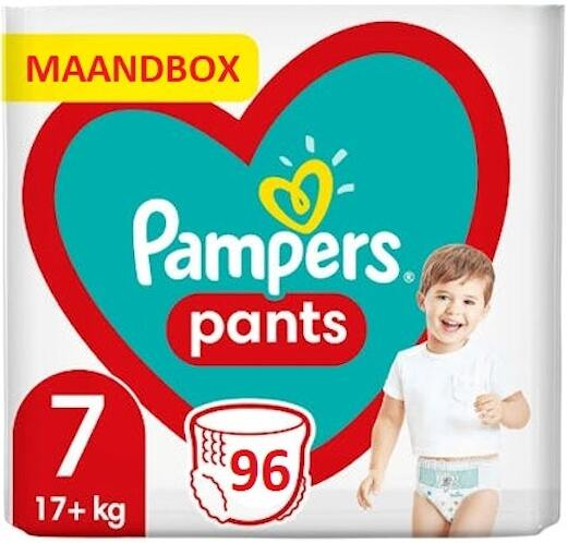 Pampers Baby Dry Pants Maat 7 - 96 Luierbroekjes Maandbox Pampers Baby Dry Pants Maat 7 - 96 Luierbroekjes Maandbox