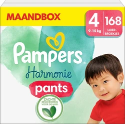 Pampers Harmonie Pants Maat 4 - 168 Luierbroekjes - 9kg tot 15kg - Maandbox Pampers Harmonie Pants Maat 4 - 168 Luierbroekjes - 9kg tot 15kg - Maandbox
