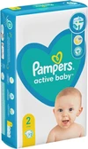 PAMPERS ActiveBaby Maat 2 - (4-8kg) - 2 x 72st