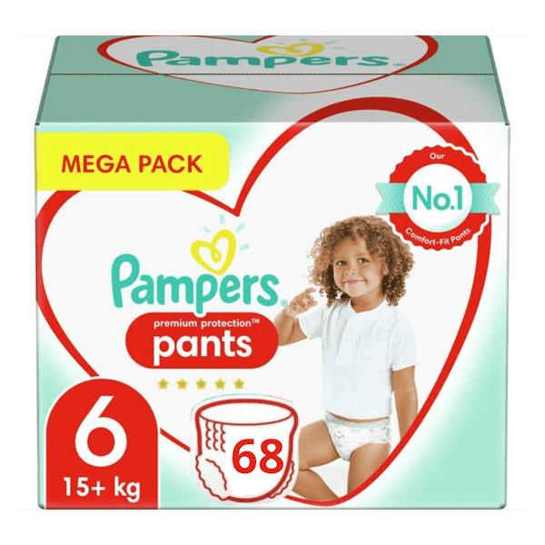 Pampers Premium Protection Pants Maat 6 - 68 Luierbroekjes Pampers Premium Protection Pants Maat 6 - 68 Luierbroekjes