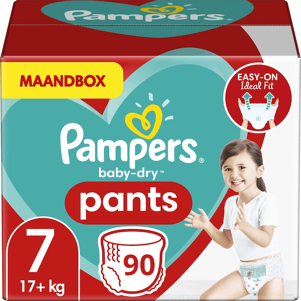 Pampers Baby Dry Pants 7 - 90 Luierbroekjes Maandbox Pampers Baby Dry Pants 7 - 90 Luierbroekjes Maandbox