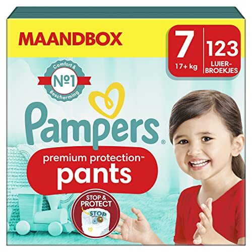 Pampers Premium Protection Pants maat 7 123 luiers Pampers Premium Protection Pants maat 7 123 luiers