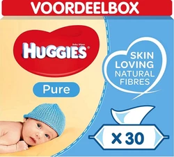 Huggies Pure babydoekjes 30 pak (30x56)