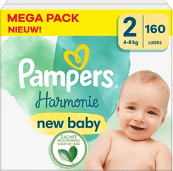 Pampers - Harmonie - Maat 2 - Mega Pack - 160 stuks - 4/8 KG