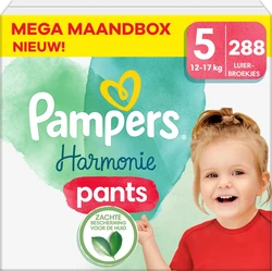 Pampers - Harmonie Pants - Maat 5 - Mega Maandbox - 288 stuks - 12/17 KG Pampers - Harmonie Pants - Maat 5 - Mega Maandbox - 288 stuks - 12/17 KG