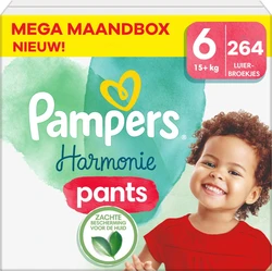 Pampers - Harmonie Pants - Maat 6 - Mega Maandbox - 264 stuks - 15+ KG Pampers - Harmonie Pants - Maat 6 - Mega Maandbox - 264 stuks - 15+ KG