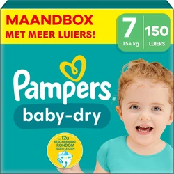 Pampers - Baby Dry - Maat 7 - Maandbox - 150 stuks - 15+ KG