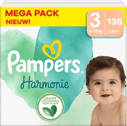 Pampers - Harmonie - Maat 3 - Mega Pack - 136 stuks - 6/10 KG
