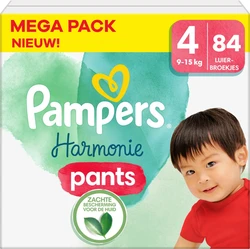 Pampers - Harmonie Pants - Maat 4 - Mega Pack - 84 stuks - 9/15 KG Pampers - Harmonie Pants - Maat 4 - Mega Pack - 84 stuks - 9/15 KG