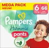 Pampers - Harmonie Pants - Maat 6 - Mega Pack - 66 stuks - 15+ KG