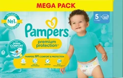 Pampers Premium Protection Maat 5, 82 Luiers Pampers Premium Protection Maat 5, 82 Luiers
