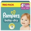 Pampers Baby-Dry Luiers Maxi Geant Maat 4+ 10-15 KG 120 Stuks