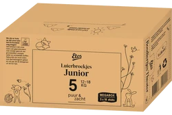 Etos Puur & Zacht Luierbroekjes Maat 5 Junior 11+ kg 54 stuks Etos Puur & Zacht Luierbroekjes Maat 5 Junior 11+ kg 54 stuks