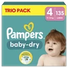 Pampers Baby-Dry Luiers Maxi Geant Maat 4 9-14 KG 135 Stuks Pampers Baby-Dry Luiers Maxi Geant Maat 4 9-14 KG 135 Stuks