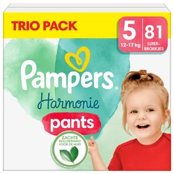 Pampers Harmonie Pants Luierbroekjes Maxi Geant Maat 5 12-17 KG 81 Stuks