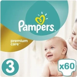 Pampers Premium Care maat 3 60 luiers