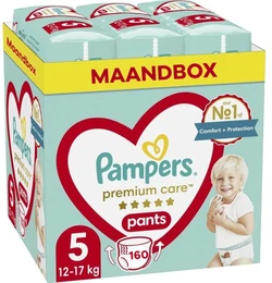 Pampers - Premium Care Pants - Maat 5 - Maandbox - 160 stuks - 12/17KG