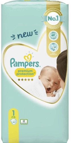 Pampers Premium Protection luiers - Maat 1 - 42 luiers
