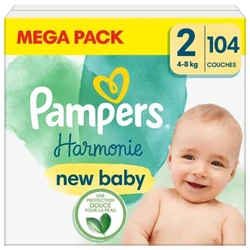 Pampers - Harmonie - Maat 2 - Mega Pack - 104 stuks