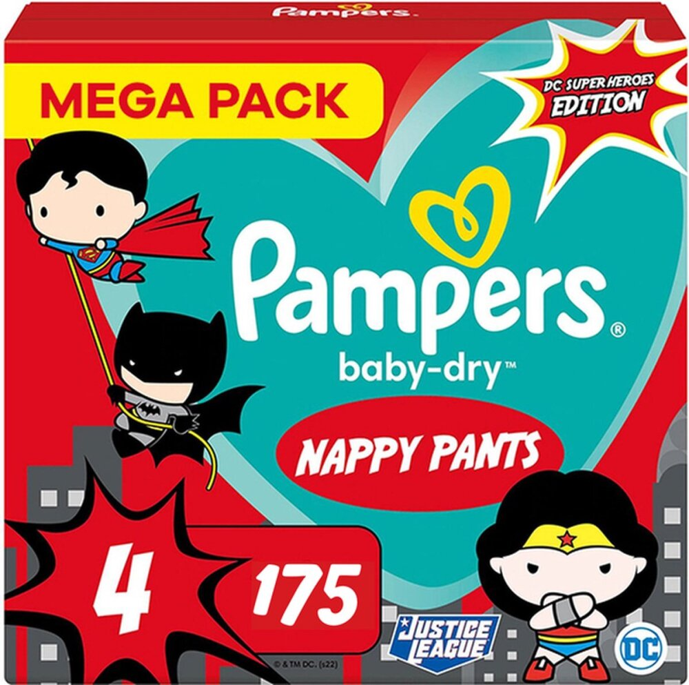 Pampers Baby-Dry Pants maat 4 175 luierbroekjes Pampers Baby-Dry Pants maat 4 175 luierbroekjes