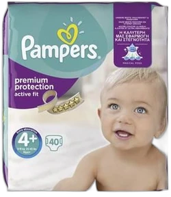 Pampers - Active Fit - Reuzenpak- Maat 4+ Pampers - Active Fit - Reuzenpak- Maat 4+