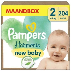 Pampers Harmonie maat 2 204 luiers