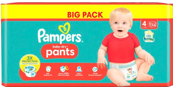 Pampers Baby-Dry Pants Maat 4 Luierbroekjes Pampers Baby-Dry Pants Maat 4 Luierbroekjes