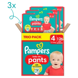 Pampers Baby Dry Pants Trio Pack Luiers Maat 4