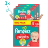 Pampers Baby Dry Pants Trio Pack Luiers Maat 4 Pampers Baby Dry Pants Trio Pack Luiers Maat 4