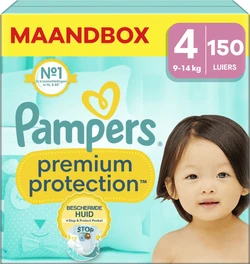 Pampers - Premium Protection - Maat 4 - Maandbox - 150 luiers