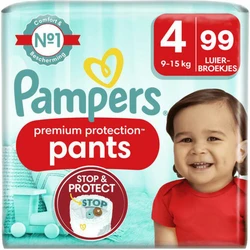 Pampers Premium Proteection maat 4 met 99 luiers Pampers Premium Proteection maat 4 met 99 luiers