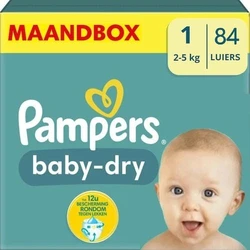 Pampers Baby Dry Maat 1 met 84 luiers