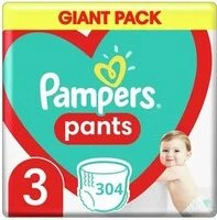 Pampers Baby-Dry Pants maat 3 - 304 luierbroekjes - Maandbox