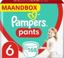 Pampers Pants Maat 6 - 168 Luierbroekjes Maandbox Pampers Pants Maat 6 - 168 Luierbroekjes Maandbox