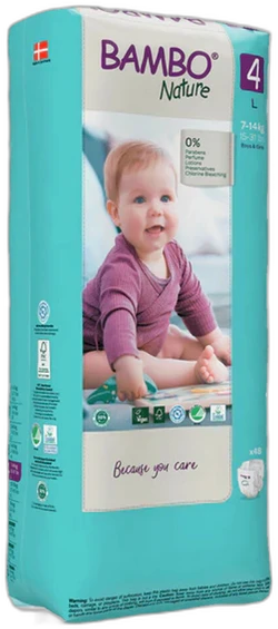 Bambo Nature luiers maat 4 - 48 luiers Bambo Nature luiers maat 4 - 48 luiers