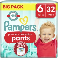Pampers - Premium Protection Pants - Maat 6 - Big Pack - 32 stuks