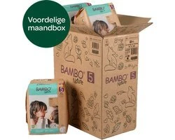 BAMBO Nature Luiers - Maat 5 (12-18 kg) - 132 stuks Maandbox