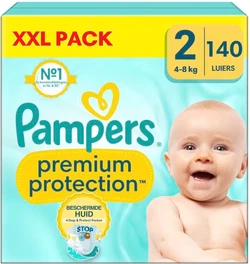 Pampers Premium Protection Maat 2 - 140 Luiers Pampers Premium Protection Maat 2 - 140 Luiers