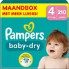 Pampers - Baby Dry - Maat 4 - Maandbox - 210 stuks