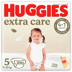 HHuggies Extra Care Maat 5 - 100 luiers HHuggies Extra Care Maat 5 - 100 luiers