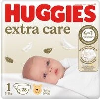 Huggies Extra Care Maat 1 - 28 luiers Huggies Extra Care Maat 1 - 28 luiers