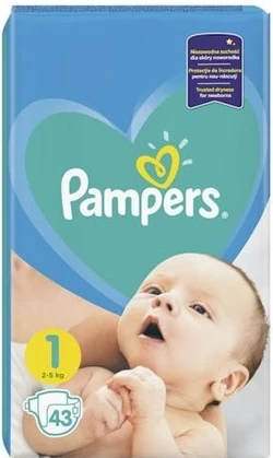 Pampers Pampers Baby Dry 1 - 43 luiers