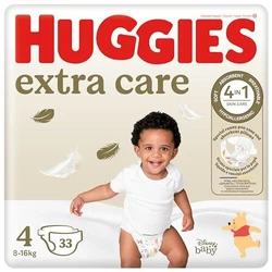 Huggies Extra Care Maat 4 - 33 luiers Huggies Extra Care Maat 4 - 33 luiers