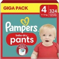 Pampers Baby-Dry Pants - Maat 4 - Mega Maandbox - 324 luierbroekjes Pampers Baby-Dry Pants - Maat 4 - Mega Maandbox - 324 luierbroekjes