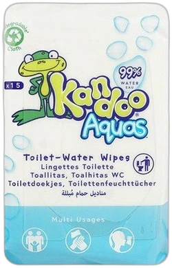 Kandoo Aqua Billendoekjes 15 Stuks